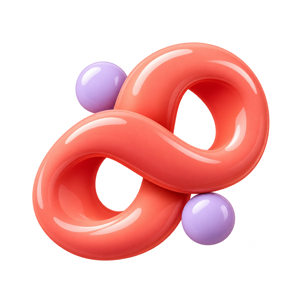 Colorful graphic isolated on a transparent background